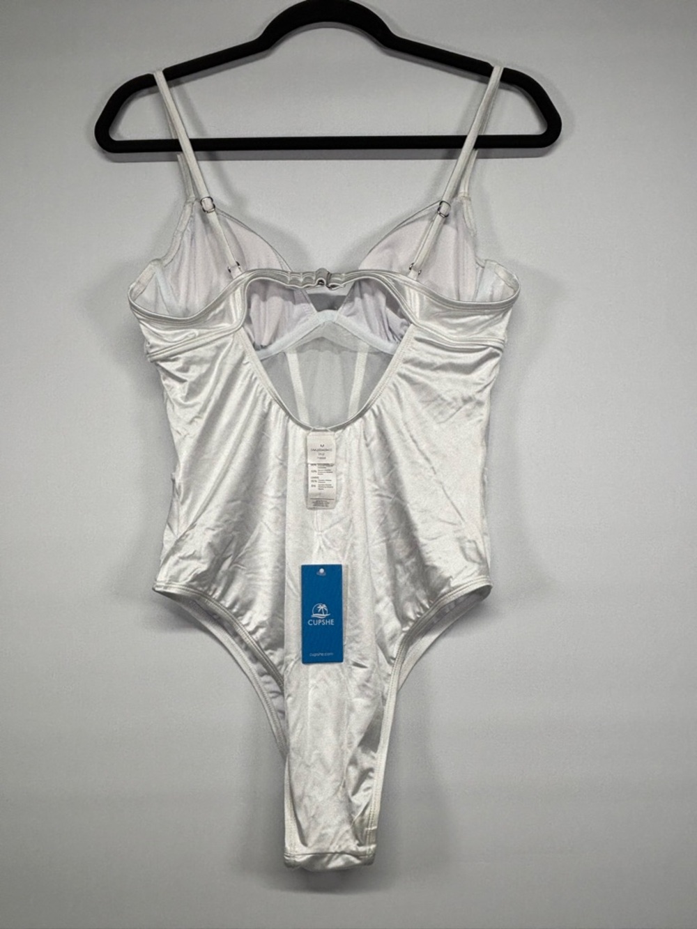✨Cupshe Beach Goddess Corset Underwire One-Piece Swimsuit Size M-NWT 🏷️ - Picture 5 of 12